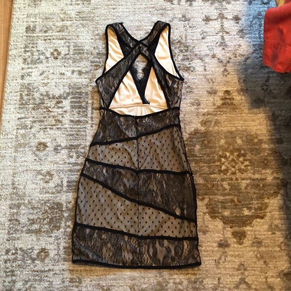 white lace cocktail dress with sleeves Camille main image 0